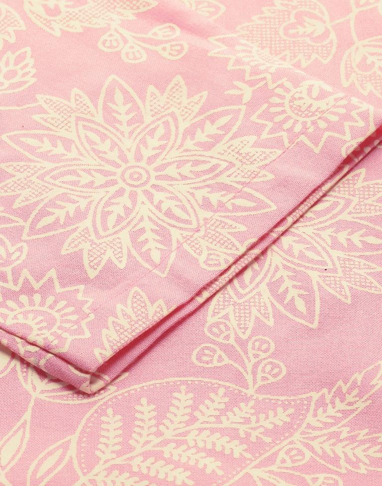 Baby Pink Printed Kurti | Leemboodi