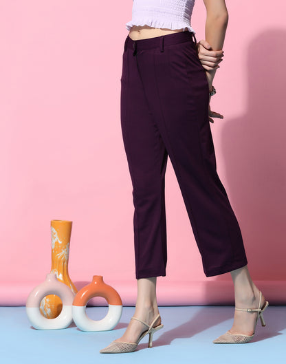 Wine Trouser Pant | Leemboodi