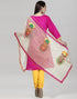 Pink Silk Embroidered Unstitched Salwar Suit | Leemboodi