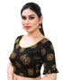 Divine Black Coloured Lycra Knitted Stitched Blouse | Leemboodi