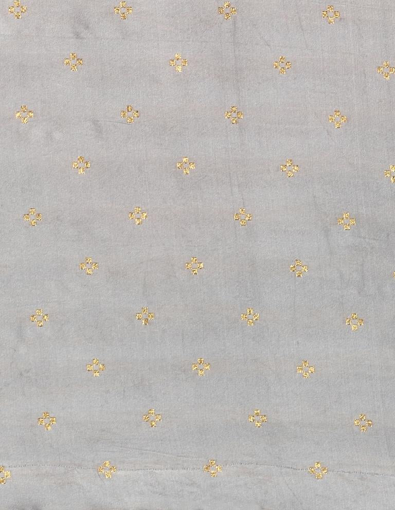 Classy Grey Coloured Banarasi Silk Banarasi Casual Wear Lehenga | Leemboodi