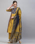 Mustard Kurti With Pant And Dupatta | Leemboodi