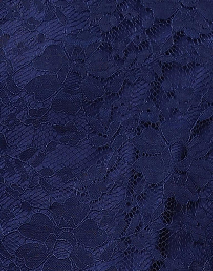 Astounding Navy Blue Coloured Net Russell Net Tops | Leemboodi