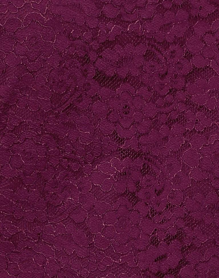 Dreamy Purple Coloured Net Russell Net Tops | Leemboodi