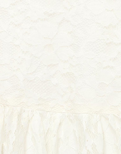 Fantastic White Coloured Net Russell Net Dress | Leemboodi